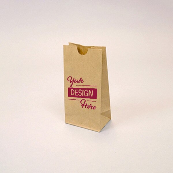 Custom-Printed Natural Kraft 2-lb G